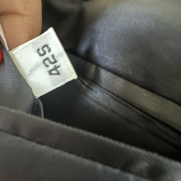 Hart Schaffner Marx Wool Sport Coat Blue Suit Blazer Jacket Size 42S - Picture 11 of 11